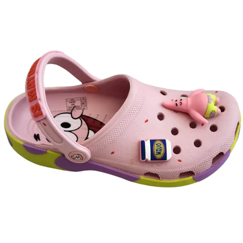 Sandália Clog Patrick Estrela do Mar Infantil e Adulto