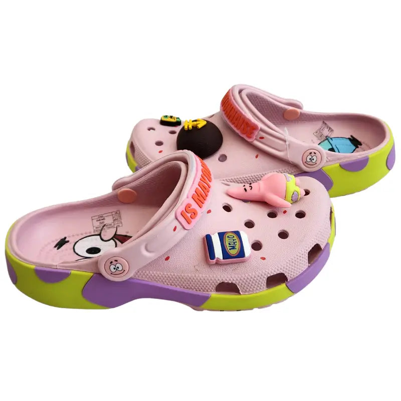 Sandália Clog Patrick Estrela do Mar Infantil e Adulto