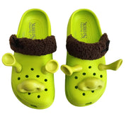 Sandália Clog Shrek Verde Infantil e Adulto