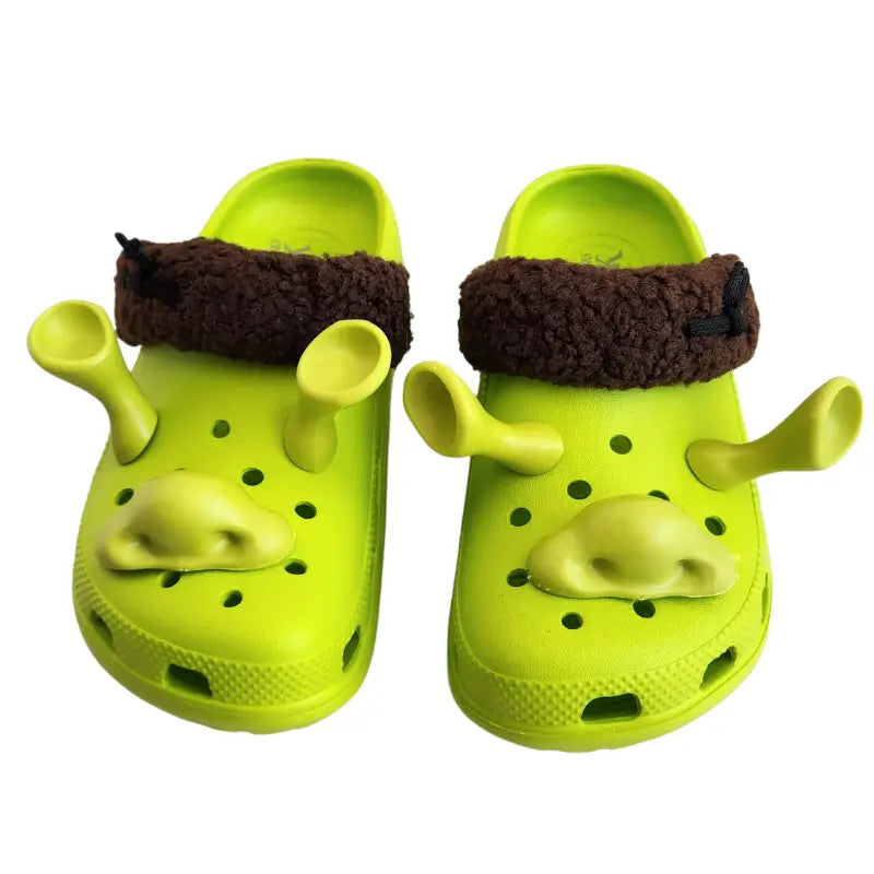 Sandália Clog Shrek Verde Infantil e Adulto
