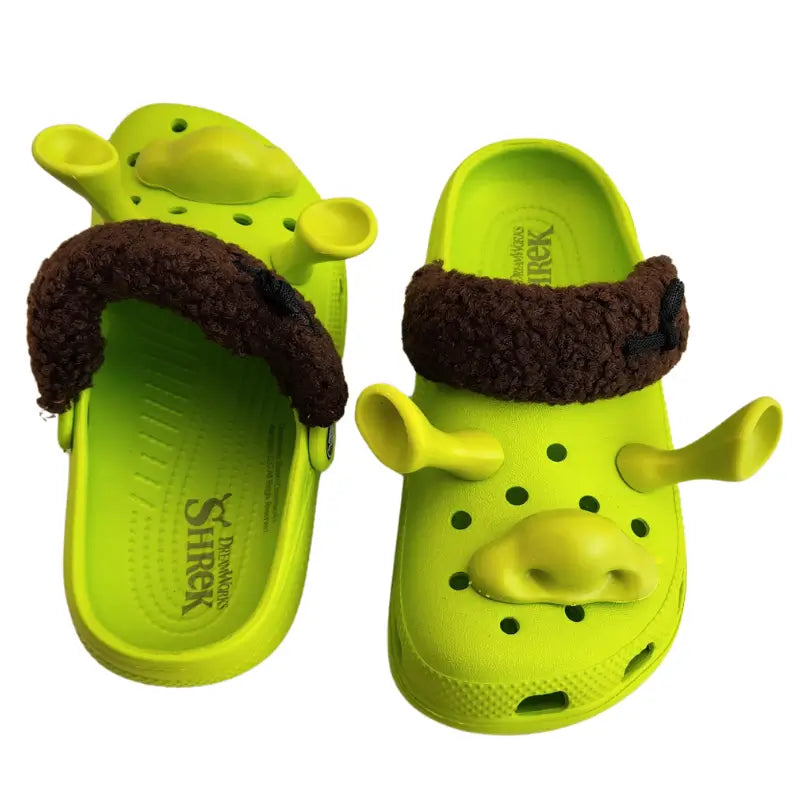 Sandália Clog Shrek Verde Infantil e Adulto