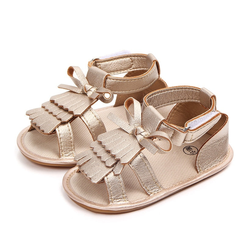 Sandália Infantil Bebê Franjinhas Fashion - Ama Mamma