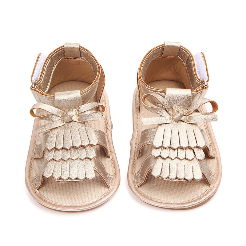 Sandália Infantil Bebê Franjinhas Fashion - Ama Mamma