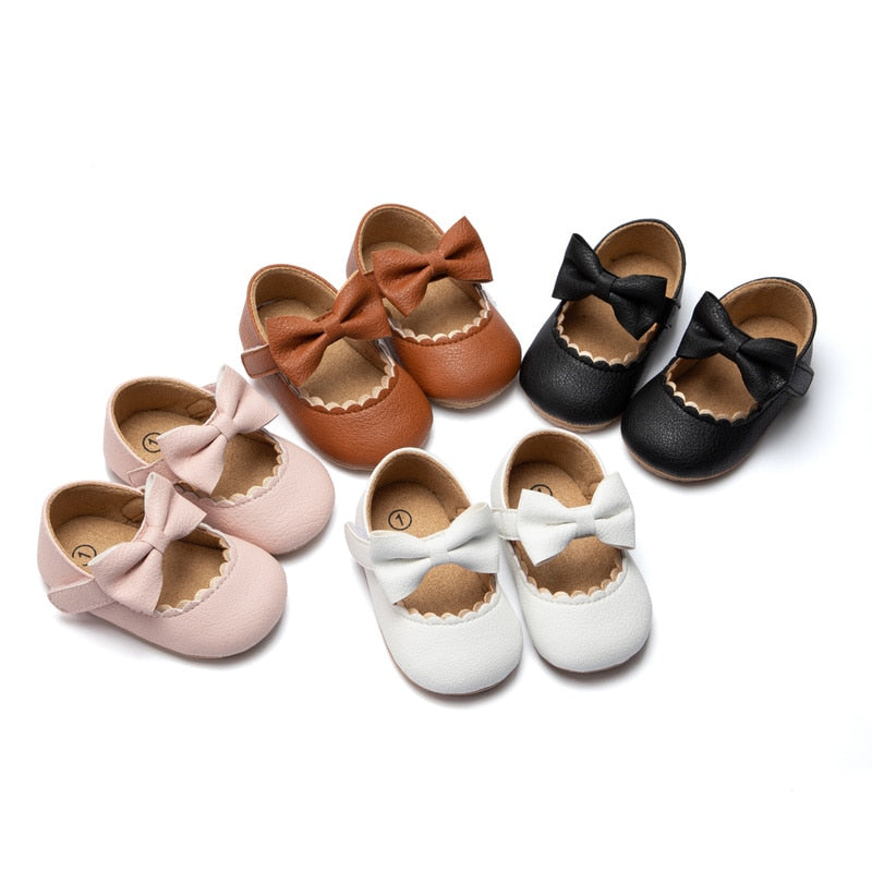 Sapatilha Baby Laço Mel - Ama Mamma