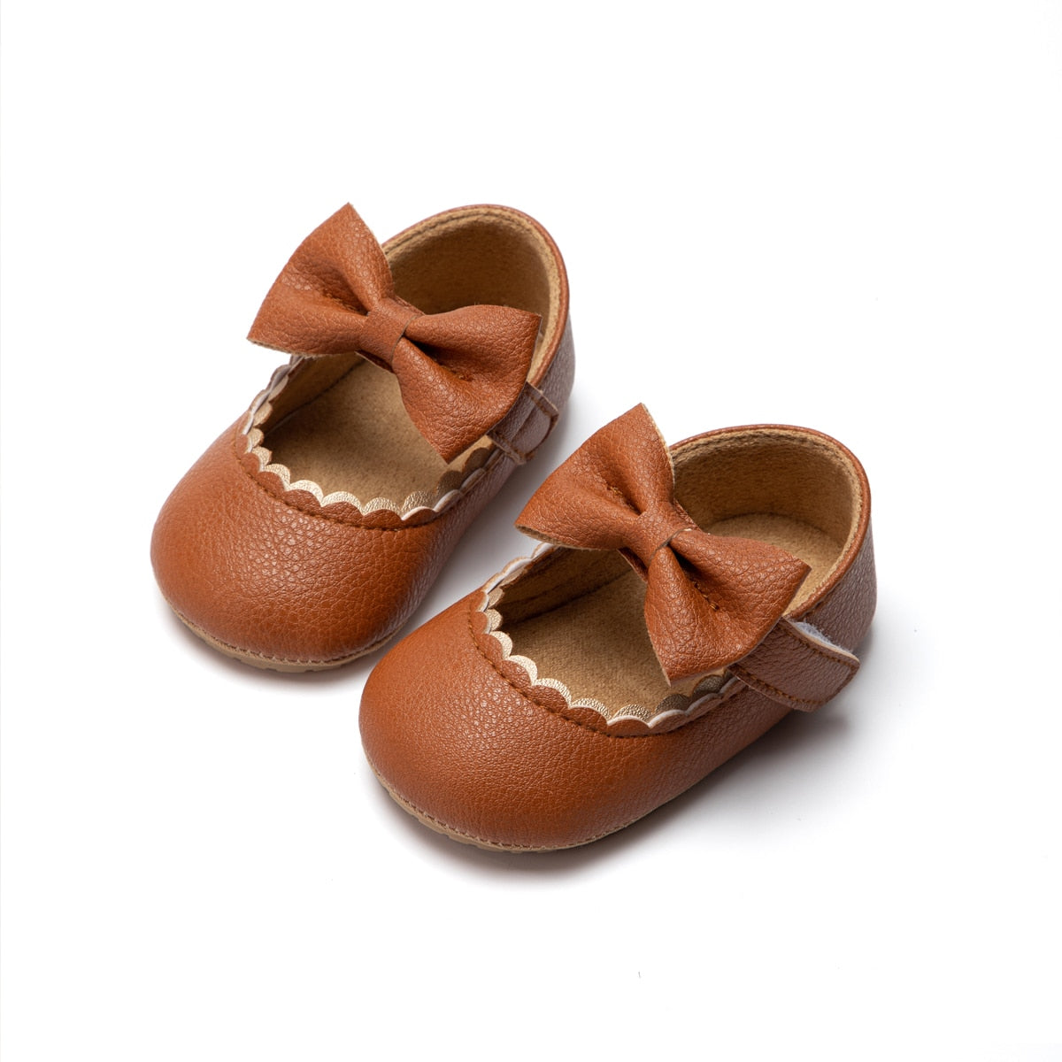 Sapatilha Baby Laço Mel - Ama Mamma