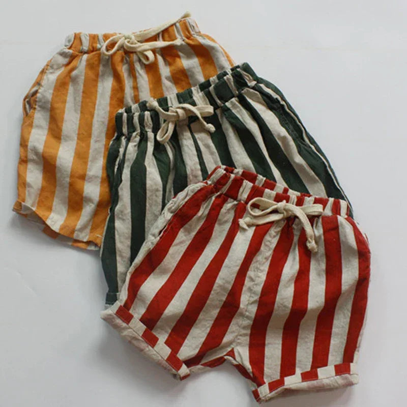 Shorts Confortável Listrado Ama Mamma - Ama Mamma