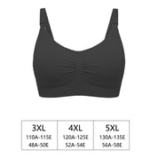 Ajustável sem costura plus size sutiã de enfermagem respirável feminino sutiã de amamentação roupa interior de alta qualidade roupas para grávidas push up
