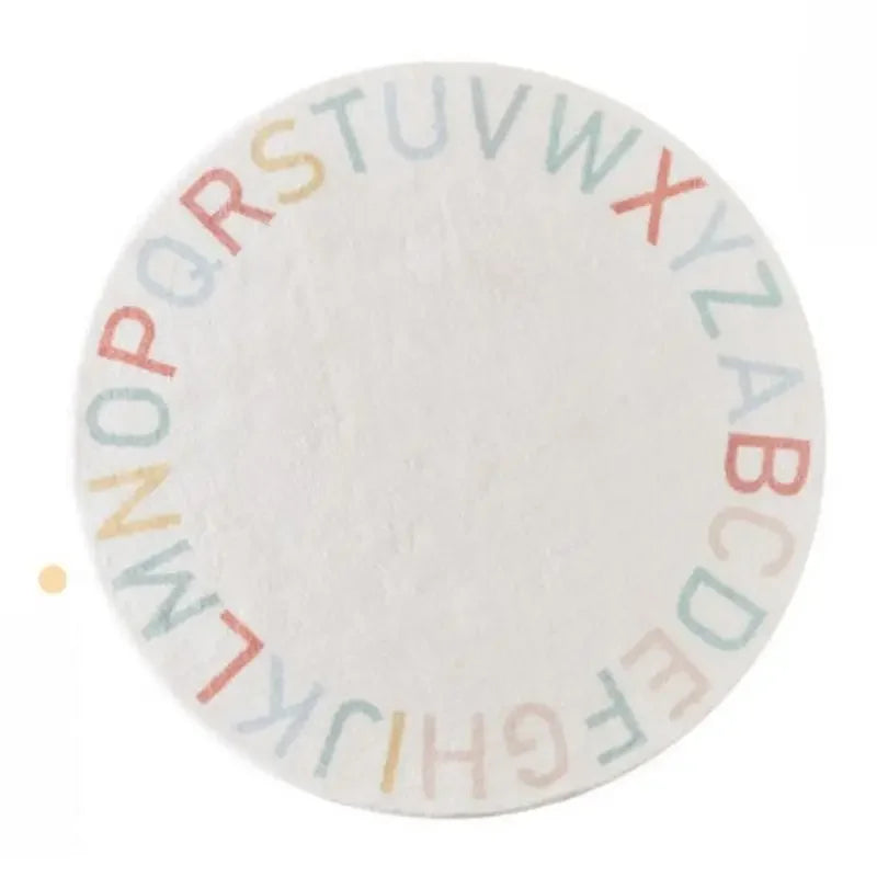 Tapete Redondo Infantil Educacional Meu Primeiro ABC Ama Mamma - Ama Mamma