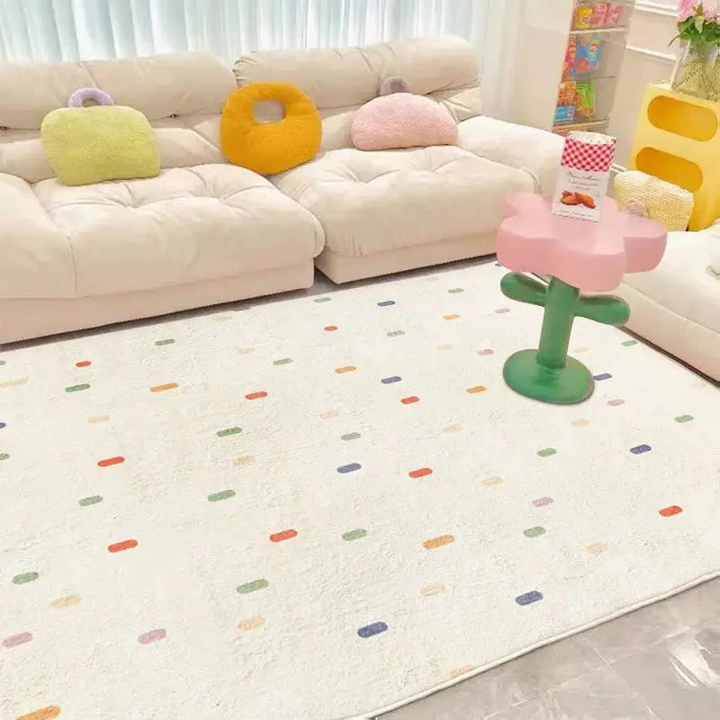 Tapete Geométrico de Pelúcia para Quarto e Sala Ama Mamma - Ama Mamma