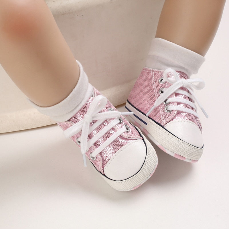 Tênis Baby Star Glitter Várias Cores - Ama Mamma