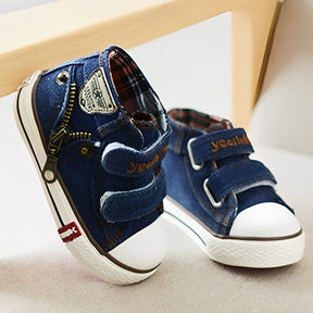 Tênis Infantil Jeans Cano Alto - Ama Mamma