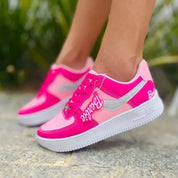 Tênis Infantil Barbie Rosa Pink com Glitter Menina