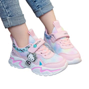 Tênis Infantil Hello Kitty Rosa Lilás Menina
