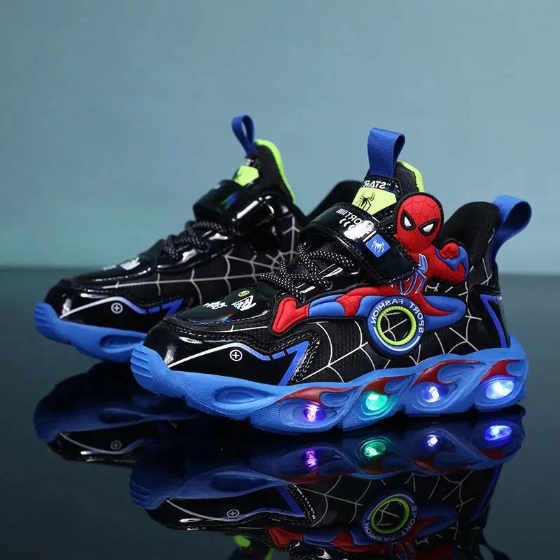Tênis Infantil Homem Aranha Spider Vermelho Azul