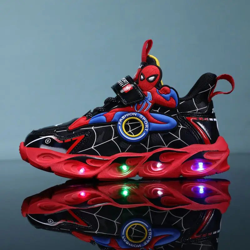 Tênis Infantil Homem Aranha Spider Vermelho Azul
