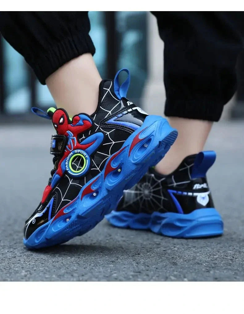 Tênis Infantil Homem Aranha Spider Vermelho Azul