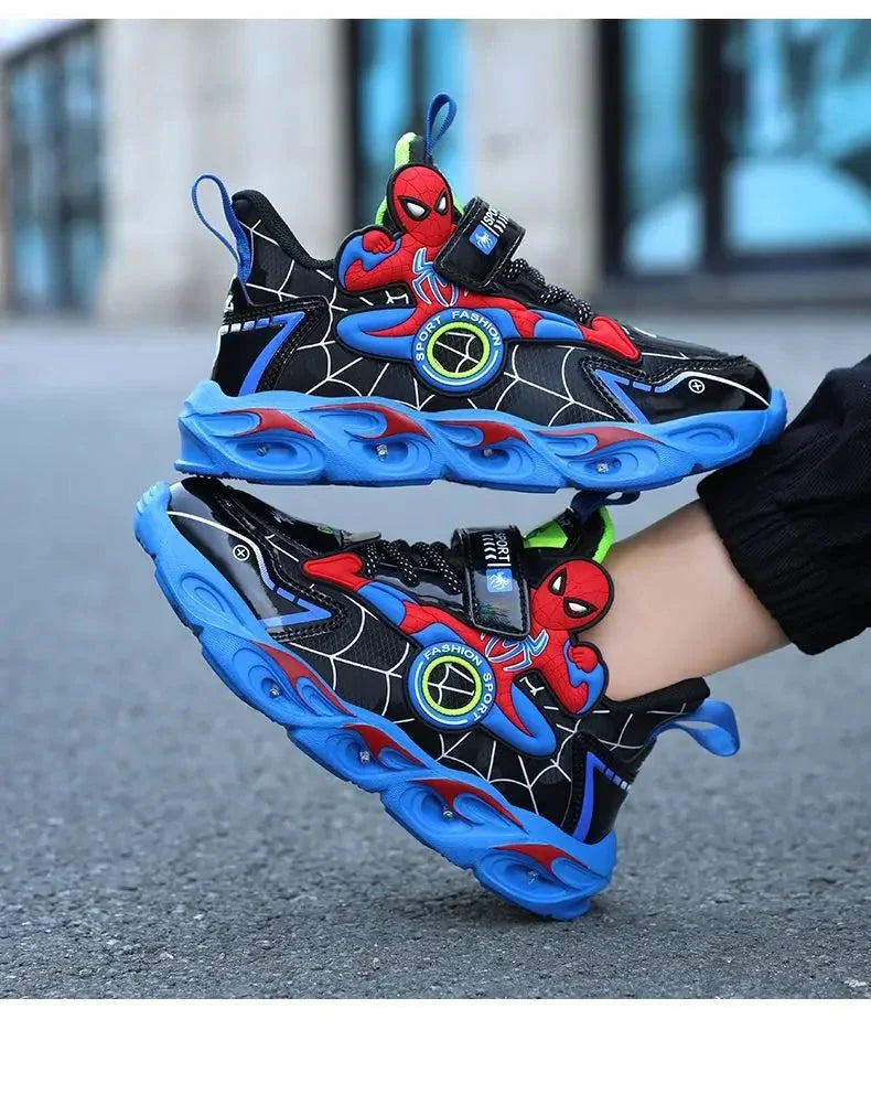 Tênis Infantil Homem Aranha Spider Vermelho Azul