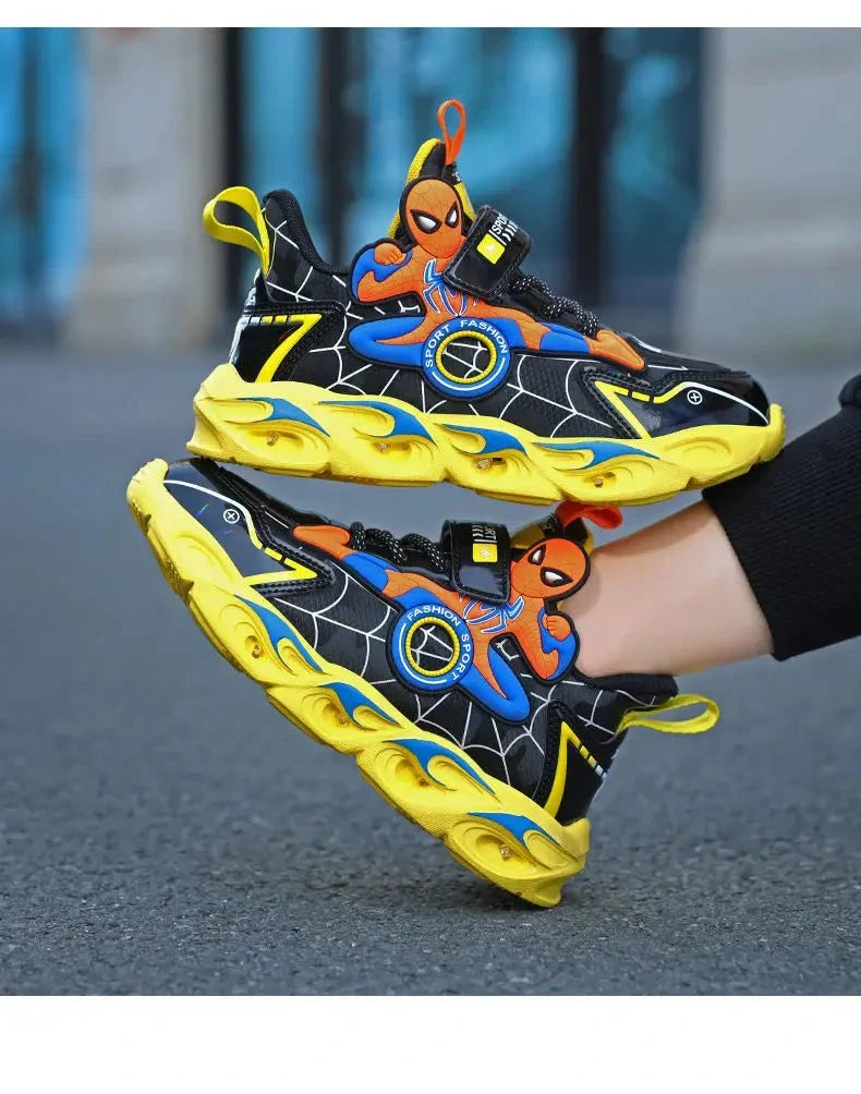 Tênis Infantil Homem Aranha Spider Vermelho Azul