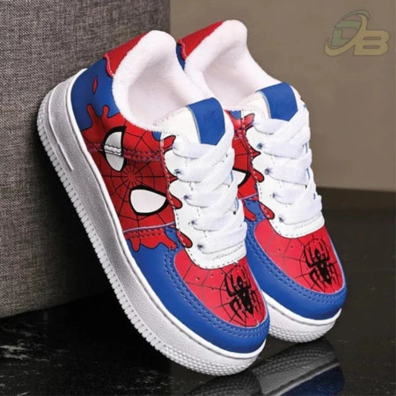 Tênis Infantil Homem Aranha Vermelho Azul Menino
