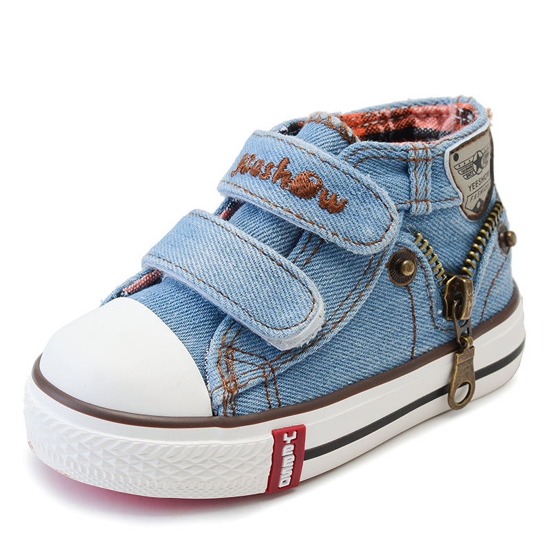 Tênis Infantil Jeans Cano Alto - Ama Mamma