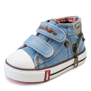 Tênis Infantil Jeans Cano Alto - Ama Mamma