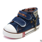 Tênis Infantil Jeans Cano Alto - Ama Mamma