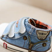 Tênis Infantil Jeans Cano Alto - Ama Mamma