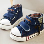 Tênis Infantil Jeans Cano Alto - Ama Mamma