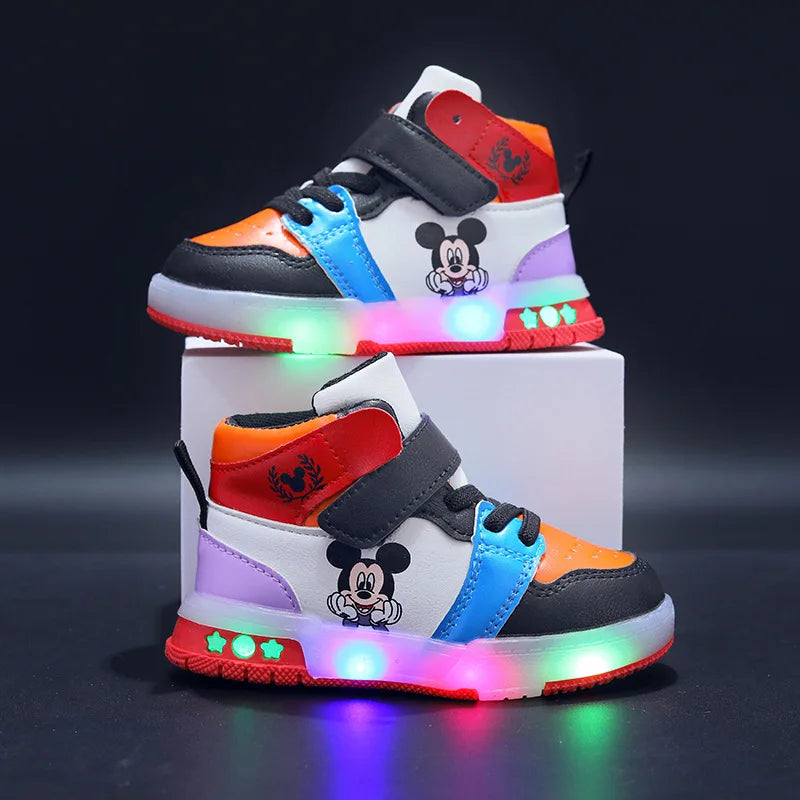 Tênis Infantil Mickey e Minnie de Led - Ama Mamma Baby