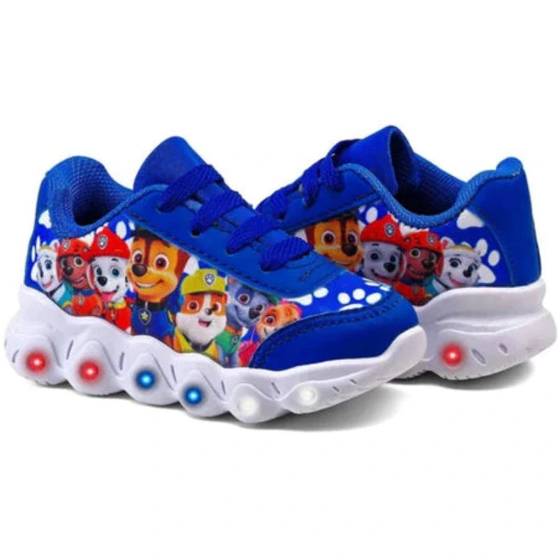 Tênis Infantil Patrulha Canina Chase Azul Menino