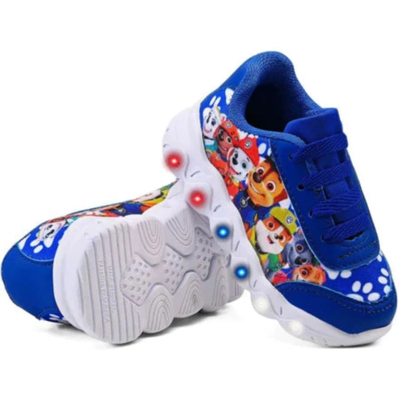 Tênis Infantil Patrulha Canina Chase Azul Menino