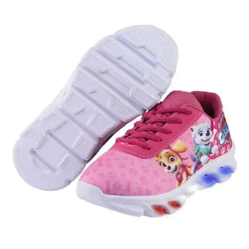 Tênis Infantil Patrulha Canina LED Menina