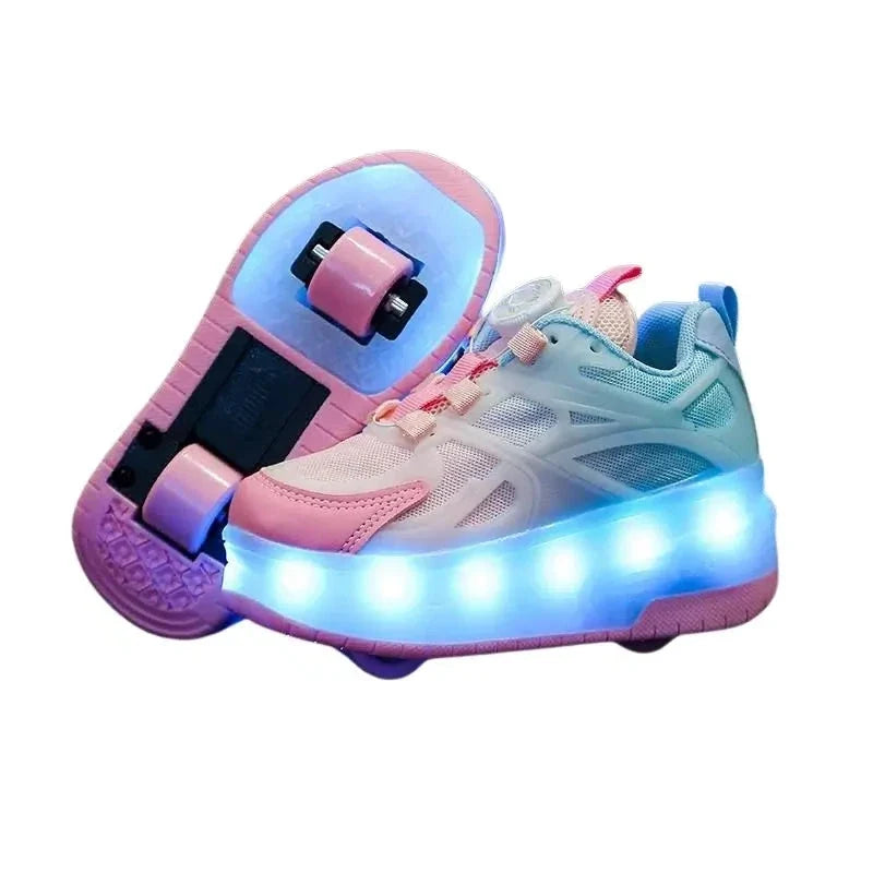 Tênis Infantil Feminino de Rodinha de Led - Ama Mamma Baby
