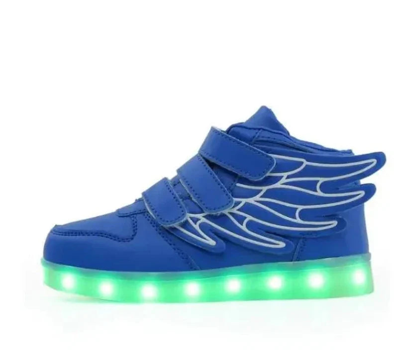 Tênis Infantil Masculino Sonic Led Asas - Ama Mamma Baby
