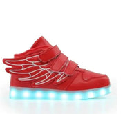 Tênis Infantil Sonic Asas com Luz LED Menino