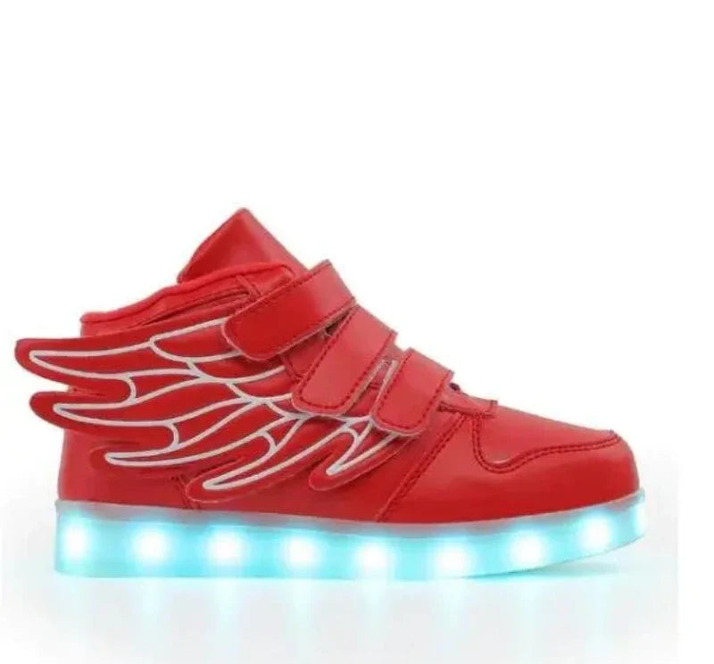 Tênis Infantil Sonic Asas com Luz LED Menino