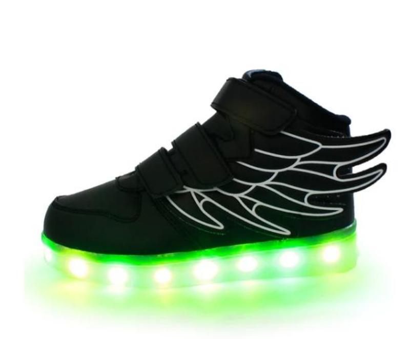 Tênis Infantil Sonic Asas com Luz LED Menino