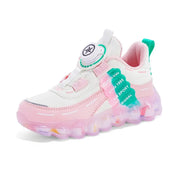 Tênis Infantil Sport Preto Rosa Azul