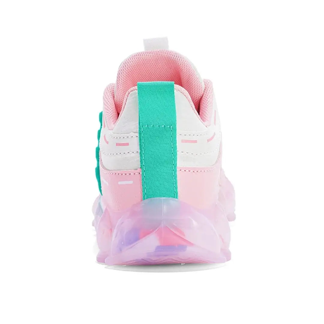 Tênis Infantil Sport Preto Rosa Azul