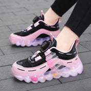 Tênis Infantil Sport Preto Rosa Azul