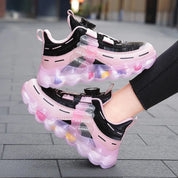 Tênis Infantil Sport Preto Rosa Azul