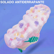 Tênis Infantil Sport Preto Rosa Azul