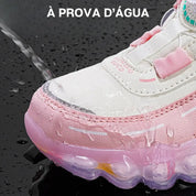 Tênis Infantil Sport Preto Rosa Azul