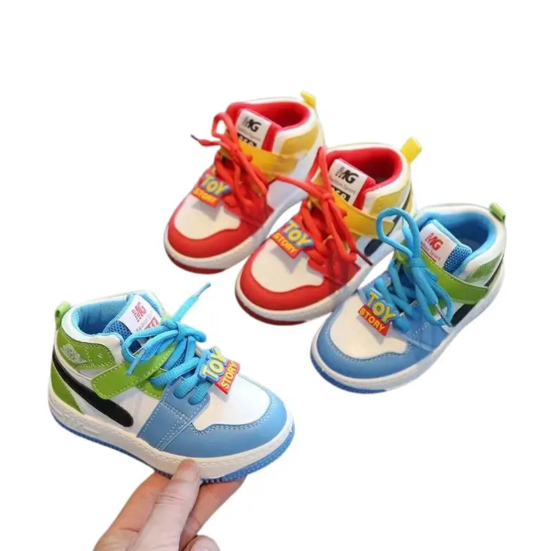 Tênis Infantil Toy Story Azul Vermelho Menino