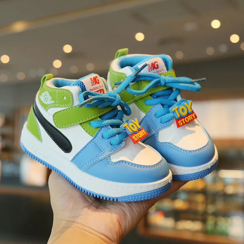 Tênis Infantil Toy Story Azul Vermelho Menino