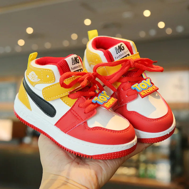 Tênis Infantil Toy Story Azul Vermelho Menino