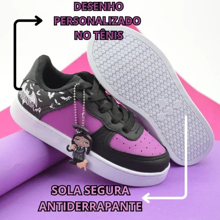 Tênis Infantil Wandinha Roxo Menina