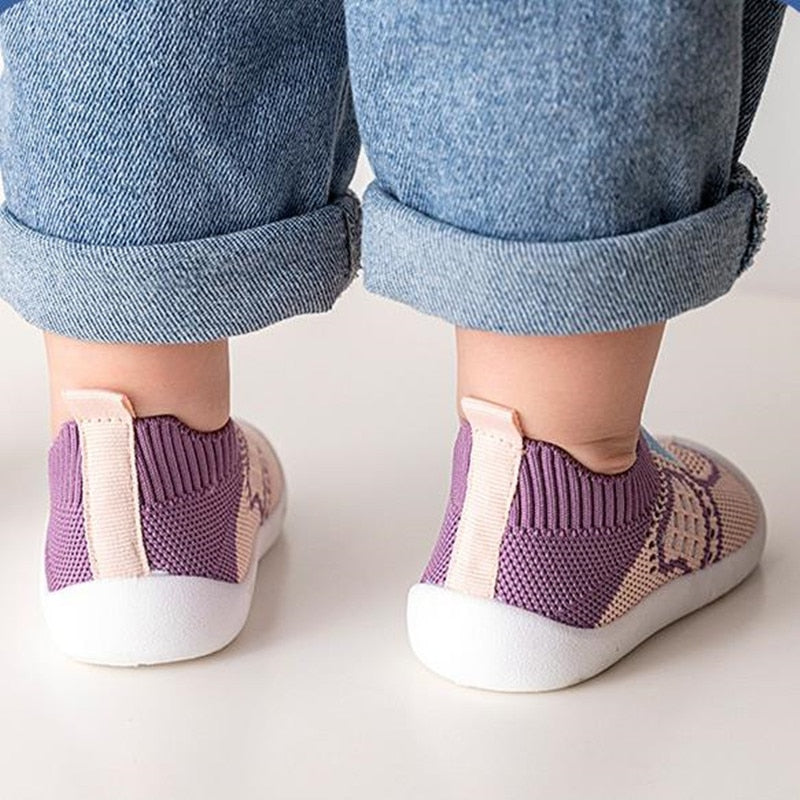 Tênis Meia Infantil Antiderrapante Respirável - Ama Mamma