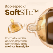 Mamadeira que Imita o Seio Materno • Tetadeira™ (+ Bico extra GRÁTIS) - Ama Mamma