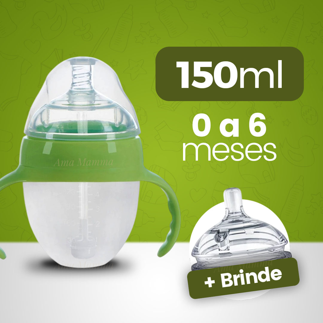 Mamadeira que Imita o Seio Materno • Tetadeira™ (+ Bico extra GRÁTIS) - Ama Mamma
